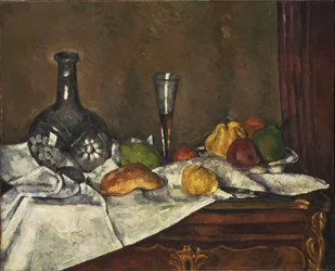 Nature morte avec un dessert